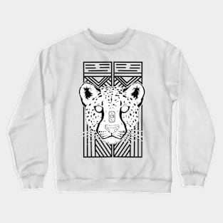 Leopard White Tribe Crewneck Sweatshirt